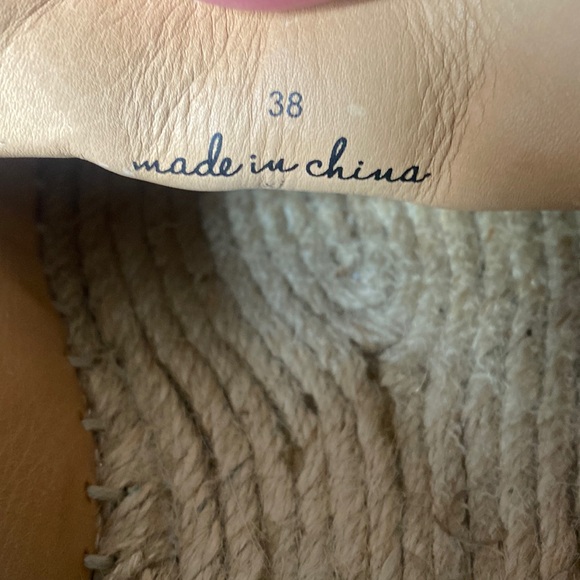 Joie Dafni Fawn Suede Wedge Espadrilles Loafer Shoes - Picture 14 of 15